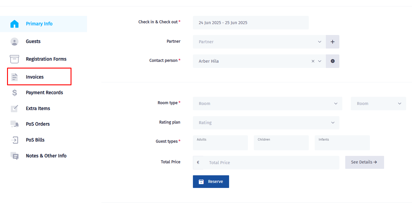 How to fiscalize and void an invoice in Spoonbill PMS. - Spoonbill PMS