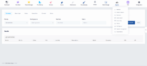 PMS reporting dashboard showing hotel service automation data