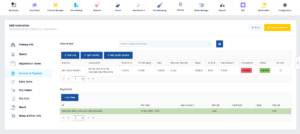 Spoonbill PMS payment and reservation flow with invoicing and reporting